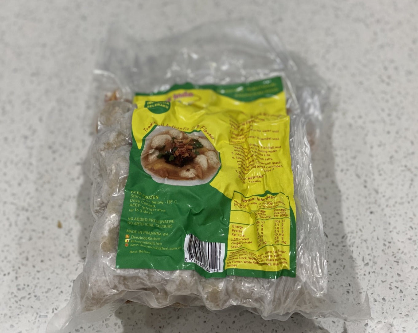 Tekwan Paket Siap Saji (Palembang Fish Ball Soup Packet) - In Stock