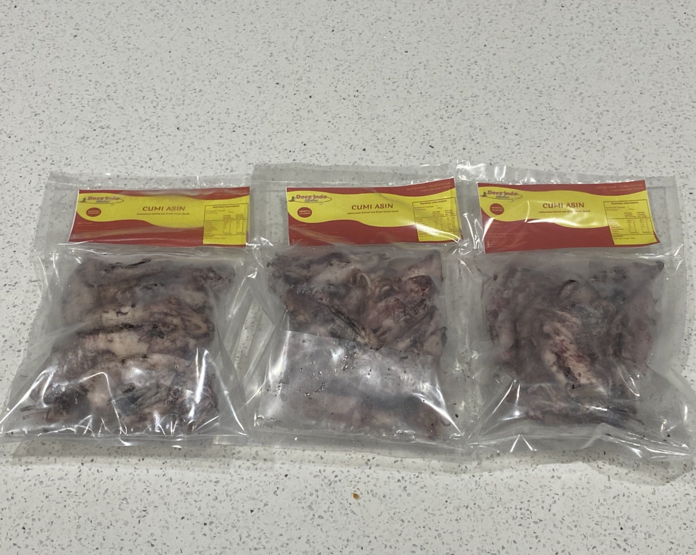 Cumi Asin (Dried and Salted Whole Squid) - In Stock
